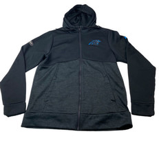 Under Armour Carolina Panthers Jacket Combine Authentic ColdGear Full-Zip Hood M - $20.56