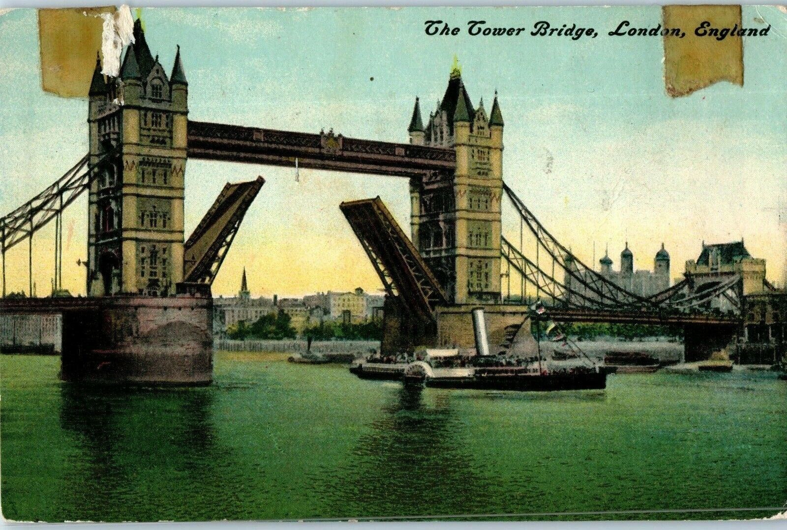 Bridges Postcard The Tower Bridge London England - $3.67