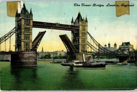 Bridges Postcard The Tower Bridge London England - £2.93 GBP