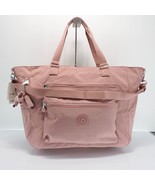 Kipling ISAAC Extra Large Zip Tote Bag SL4830 Polyamide Rosey Rose $149 NWT - £96.11 GBP