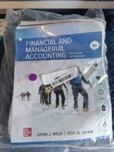Financial and Managerial Accounting 9th E Wild Shaw Textbook McGraw Hill... - $59.39