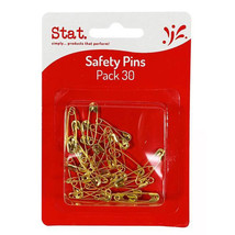 Stat Safety Pins 30pk (Gold) - £22.88 GBP