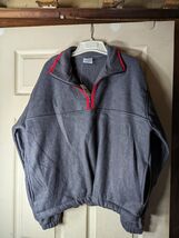Cheetah medium size 1/4 zip jacket grey - $25.24