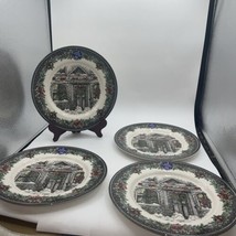 Royal Stafford CHRISTMAS HOME Dinner Plate 11in Set of 4 Holiday Porcela... - $65.33