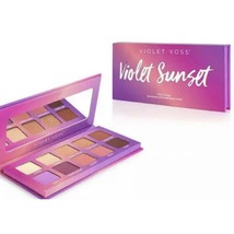 Violet Voss Violet Sunset Eye Shadow Palette 10 Shades $36 Full Size NIB - £12.73 GBP