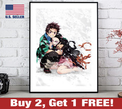 Demon Slayer Poster 18&quot; x 24&quot; Print Anime Kimetsu no Yaiba Wall Art Decor 5 - £10.57 GBP