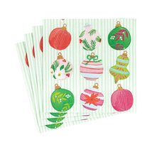 Caspari Painted Ornaments Paper Luncheon Napkins - 20 Per Package - £9.10 GBP