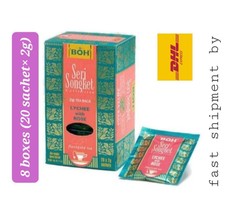 Tea BOH Lychee With Rose Teabag 8 boxes (20 x 2g Sachets) Seri Songket -... - £84.97 GBP