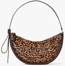 Kate Spade Smile Shoulder Bag Leopard Calf Hair Cheetah K4444 $278 Leopardo FS - £119.34 GBP