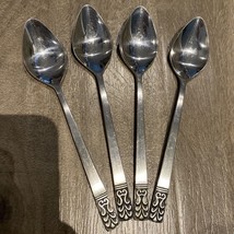 Vintage Set Of 4 J.H. Stainless Steel Cameo Jelly Spoon/Teaspoon - Hong ... - $368.13 MXN