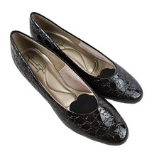 Soft System By Life Stride Womens Shoes Size 7 Black Patent Heels Dressy Pumps - £20.33 GBP
