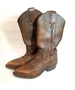 Frye 77689 Billy Stitch Women sz 6.5 B Pull On Leather Cowboy Boots Cogn... - $1,855.83 MXN