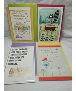(4) Hallmark Shoebox Friendship Appreciation Greeting Cards W/ Envelopes... - $27.15 CAD