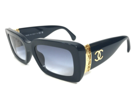 Chanel Sunglasses 5534-A c.1790/0O Petrol Blue Gold Asian Fit with Blue Gradient - $494.99