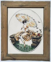 Louis Icart Copy Etching Engraved on Lucite. In Original Old Frame 26 X 22&quot; - £593.41 GBP