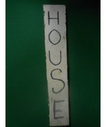 Great Collectible BEER Tap-  ....Handcrafted Wood..Labeled  HOUSE - £7.44 GBP