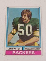 Jim Carter Green Bay Packers 1974 Topps Card #472 - £0.76 GBP