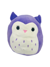 Squishmallows Kellytoy Purple Owl Plush Soft Toy Stuffed Animal 9&quot; 2017 - £16.66 GBP