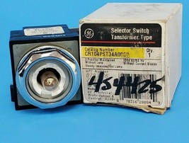NIB GENERAL ELECTRIC CR104PST34A00S2 SELECTOR SWITCH 3 POSITION W/OUT LENS - $62.95