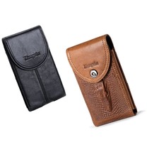 2 Pack Genuine Leather Cell Phone Holsters Belt Belt - £140.04 GBP