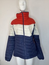 NWT Columbia Women&#39;s Powder Lite Blocked Jacket Multi Color Size L - £78.26 GBP