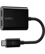 Belkin F7U081BTBLK CONNECT USB-C AUDIO AND CHARGE ADAPTER- USB TYPE C RI... - $106.90 CAD