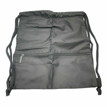 Large Gym Sack Drawstring Backpack for Men Women Kids Black - £12.51 GBP