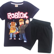 Roblox Theme Dark Blue Kids T-shirt Short  Pants Package - $23.99