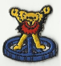 Grateful Dead Dancing bear/yellowb Mini Shaped - Embroidered - IRON/SEW On Patch - £3.97 GBP
