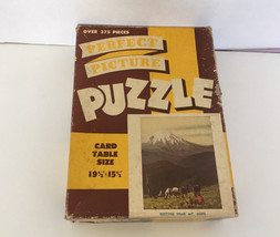 Vintage large puzzle card table size perfect picture resting near mt. hope - £23.02 GBP