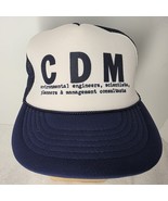 Vintage Blue CDM Environmental Engineers Scientists Trucker Foam Mesh Hat - $10.09