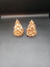 Lot of 2 Christmas Gold Glitter Tree  - $12.99