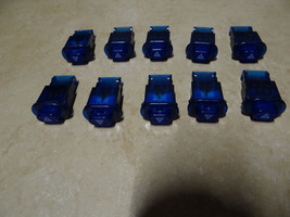 10 Hazard Switches, 4 Way Emergency Flasher, Blue, 50-250cc Chinese Scooter - $2.95