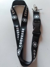 Universal Sport Converse Lanyard Keychain ID Badge Holder Black  - $7.99