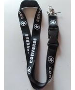Universal Sport Converse Lanyard Keychain ID Badge Holder Black  - £6.38 GBP