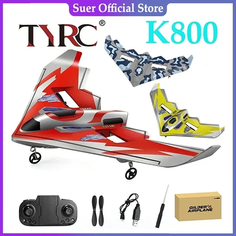 TYRC K800 2.4G RC Glider  Hand Throwing Foam Electric Professional Airplane - £27.16 GBP+