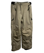 Boardwear Black Dot Mens Khaki Cargo Snowboard Ski Snow Pants Small 32X30 - $59.39