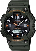 Casio AQ-S810W-3A Tough Solar World Time Sports Green Resin Men&#39;s Watch  - £51.43 GBP