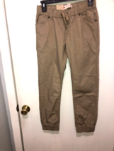 NWT Levis Jogger Pants Khaki Outdoors Youth Boys Size Medium Elastic Waist NEW - $14.84