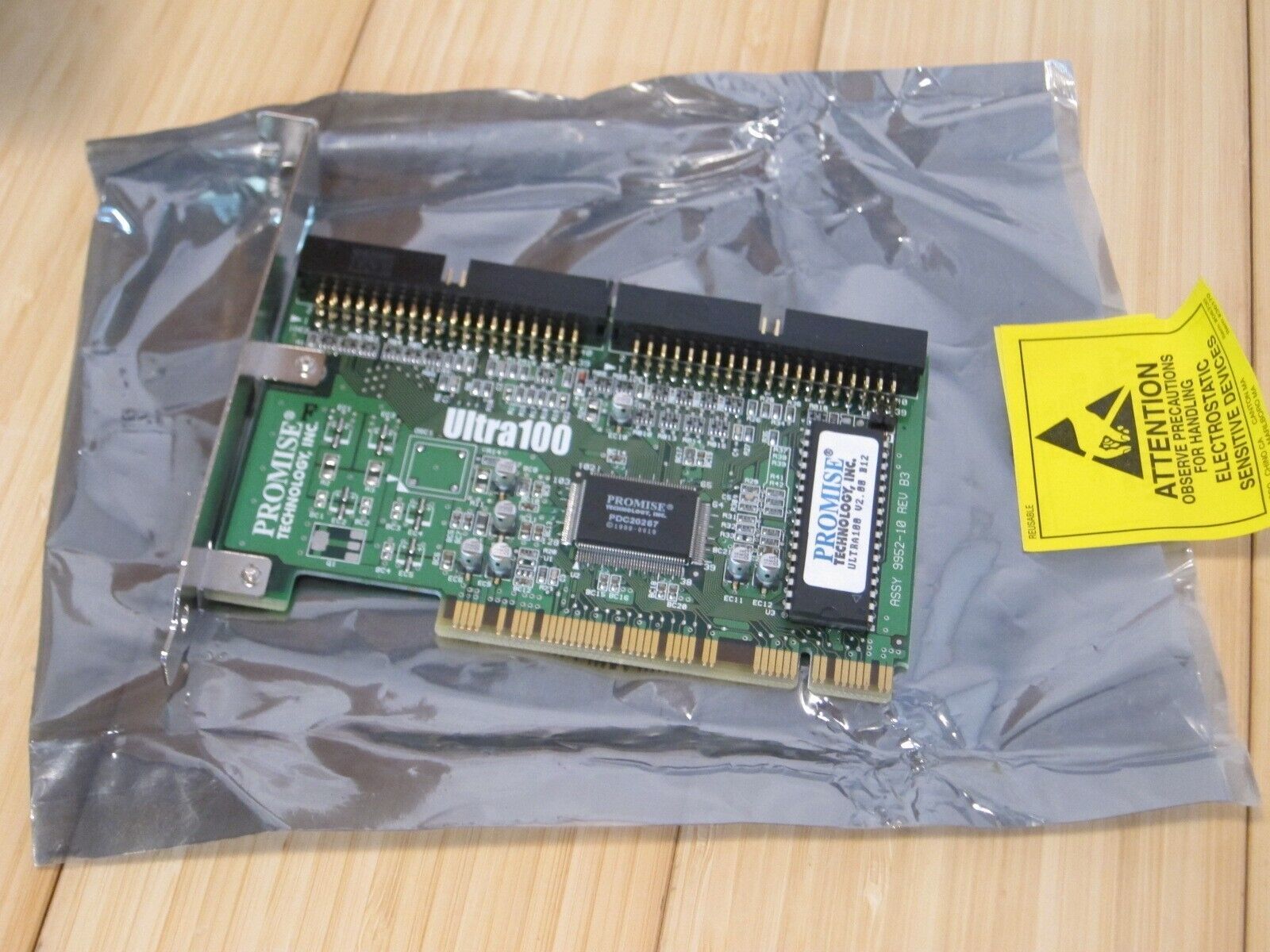 Promise Technology Ultra 100 Dual IDE PCI Controller Card 9952-10 REV B3 - $14.01