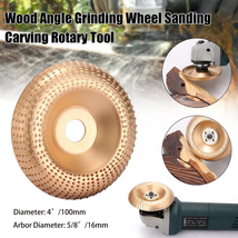 4PCS Angle Grinder Wood Carving Disc Set for 4" or 4 1/2" Angle Grinder with 5/8 - $25.47