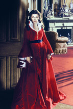 Vivien Leigh In Stunning Red Velvet Dress Gone With The Wind 18x24 Poster - £18.87 GBP