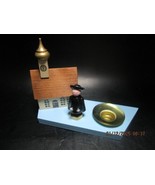 ERZGEBIRGE CANDLE HOLDERS PAIR  CHURCH PRIEST 4-5 IN ^^ - €33,77 EUR