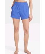 Women&#39;s Large Mid-Rise Knit Shorts 5&quot; - All in Motion Cobalt Blue - $16.38 CAD