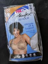 Playtex 18 Ore BRA 44DD Bianco Senza Fili Supporto Massimo 4745 Nuovo - $18.69