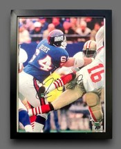 JIM BURT AUTOGRAPHED SIGNED N.Y. GIANTS FRAMED 8X10 MAGAZINE PAGE PHOTO ... - £27.12 GBP