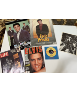Elvis Presley  Official 1985 &amp; 1987 Calendar, Magazines and record cover, - $38.66 CAD