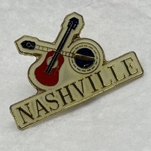 Nashville Tennessee Country Rock City State Souvenir Enamel Lapel Hat Pin - $7.95