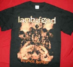 Lamb Of God T-Shirt Broken Hands Black Size Small - £10.22 GBP