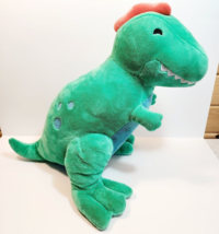 Pillowfort Green Dinosaur Cute Stuffed Animal Plush 14&quot; - £15.62 GBP